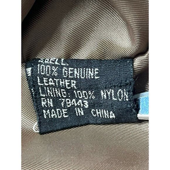 Learsi Mens Suede Leather Vest sz S Tan Snap Front Pockets Ranch Western - Picture 7 of 10